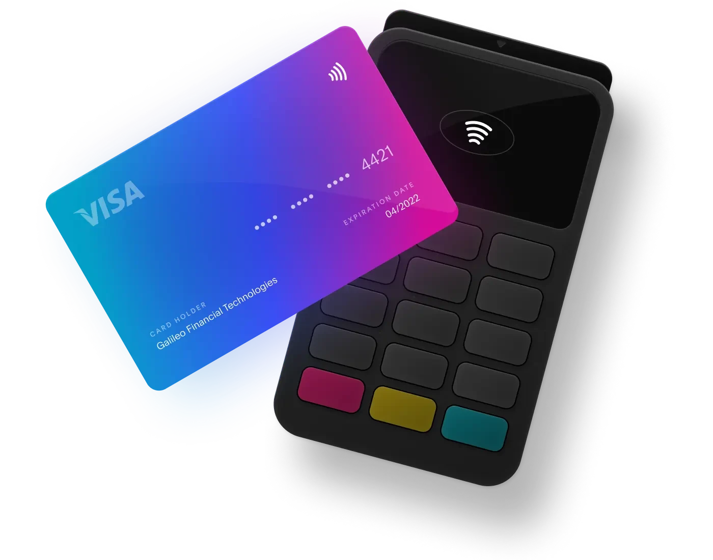 credit card and card reader